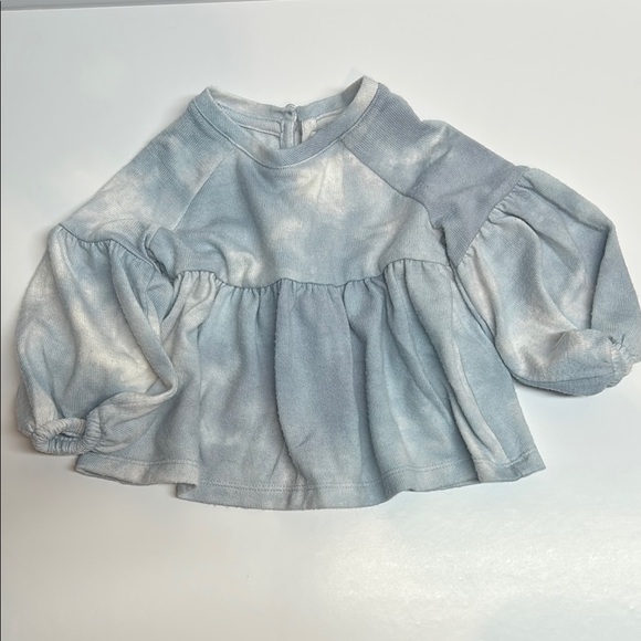 Kids Blue Tie-Dye Top - Picture 1 of 4